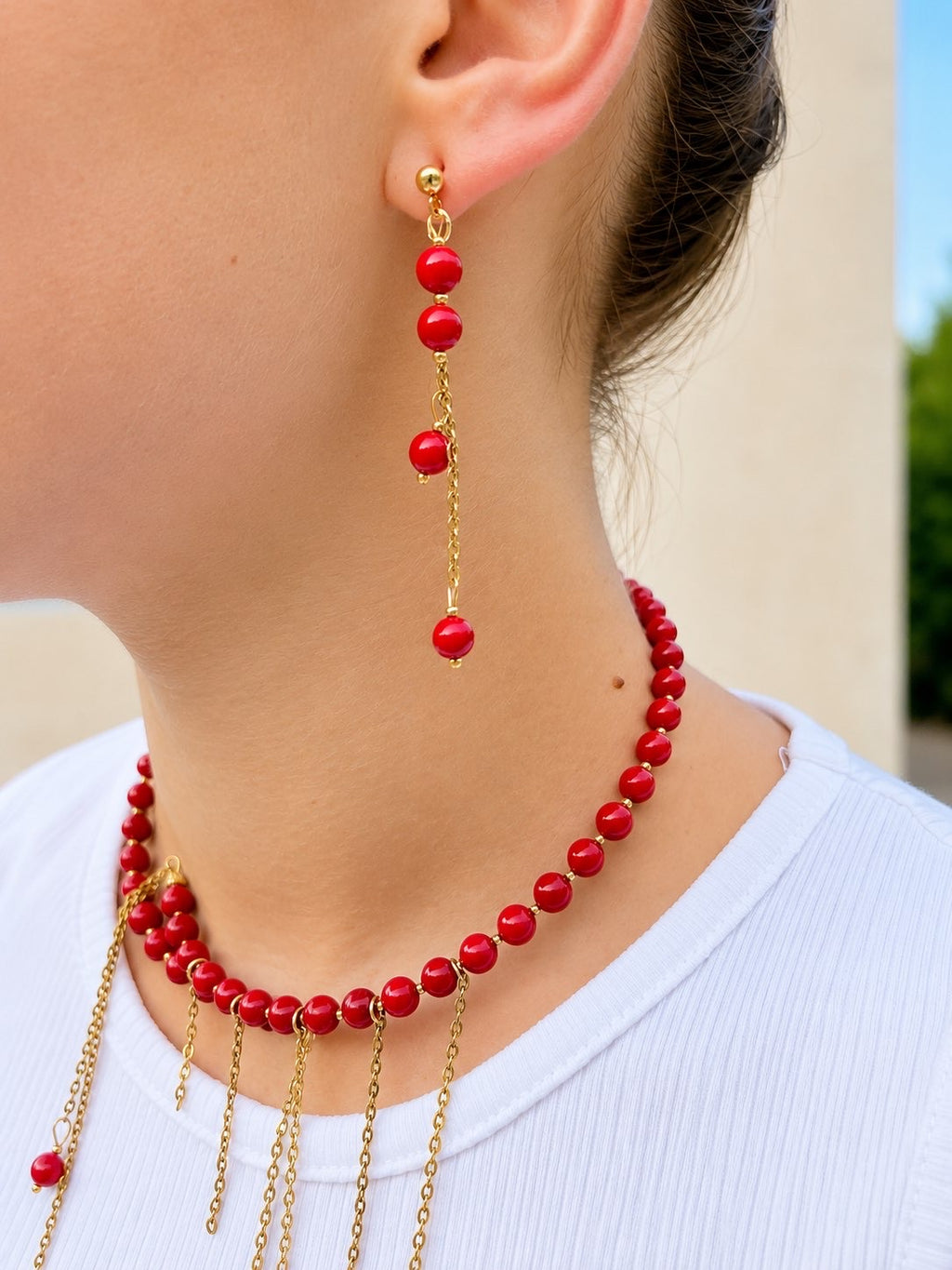 Boucles d’oreilles RUBIS
