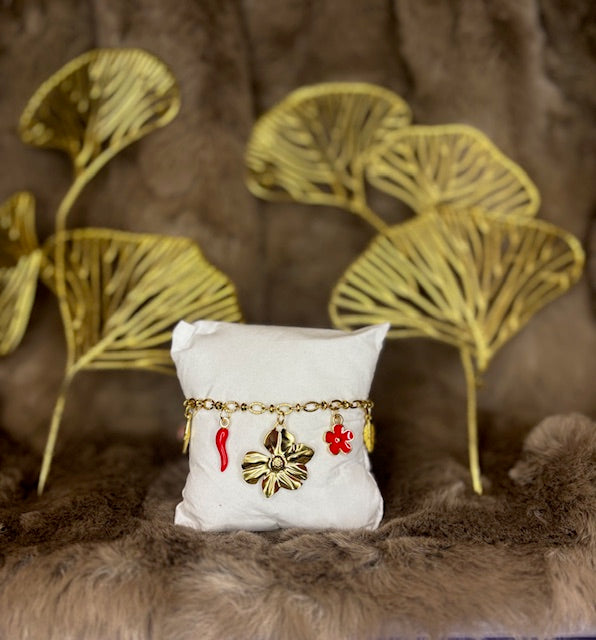Bracelet ROUGE FÉLINE
