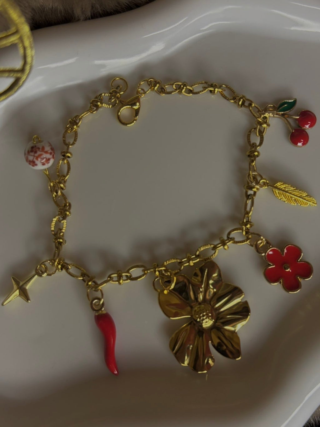 Bracelet ROUGE FÉLINE