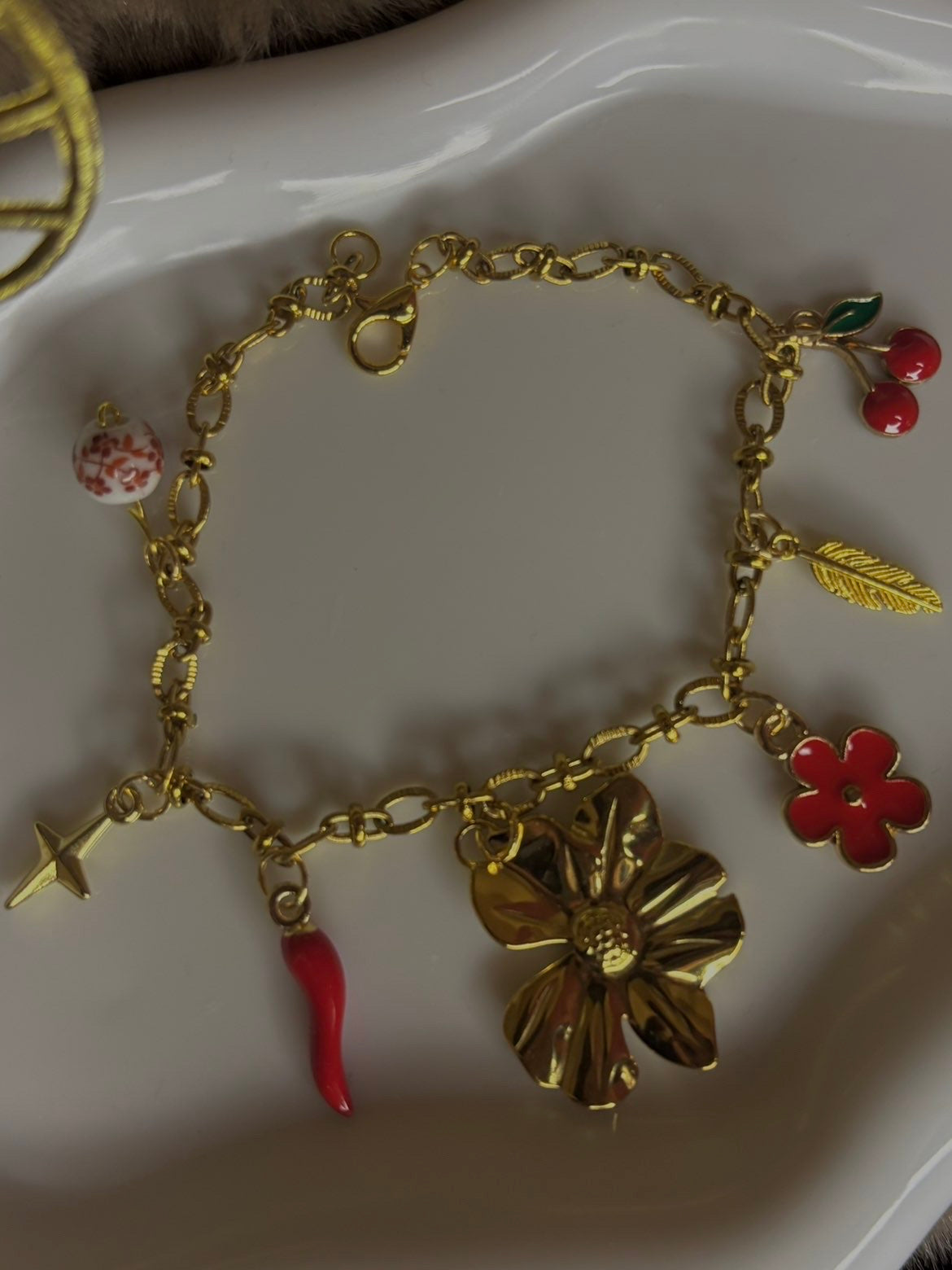 Bracelet ROUGE FÉLINE